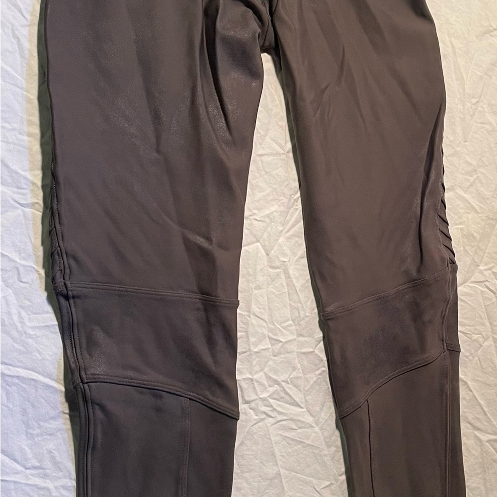 SPANX Women's green moto Leggings